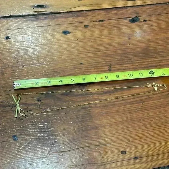 Kate Spade Yellow Pendant Fashion Gold Jewelry Long Necklace - Picture 6 of 6